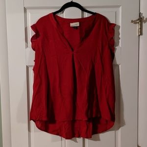 NWOT Red Universal Thread Blouse Size XL